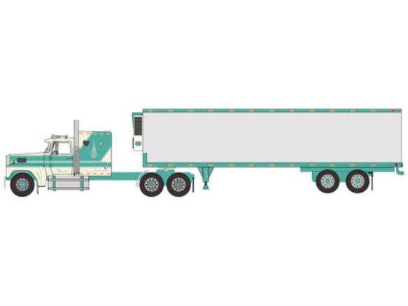 Ford LTL-9000 Turquoise/Beige 1978 1:64 Scale IXO Diecast Model Truck-IXO-Diecast Model Centre