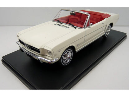 Ford Mustang Convertible 1965 White 1:24 Scale Unbranded Diecast Model Car-Unbranded-Diecast Model Centre