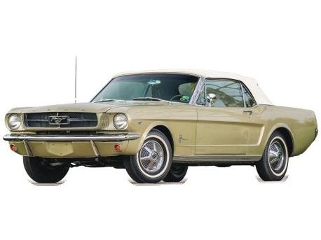 Ford Mustang Convertible Gold/Beige 1965 1:43 Scale Diecast Model Car – IXO-IXO-Diecast Model Centre