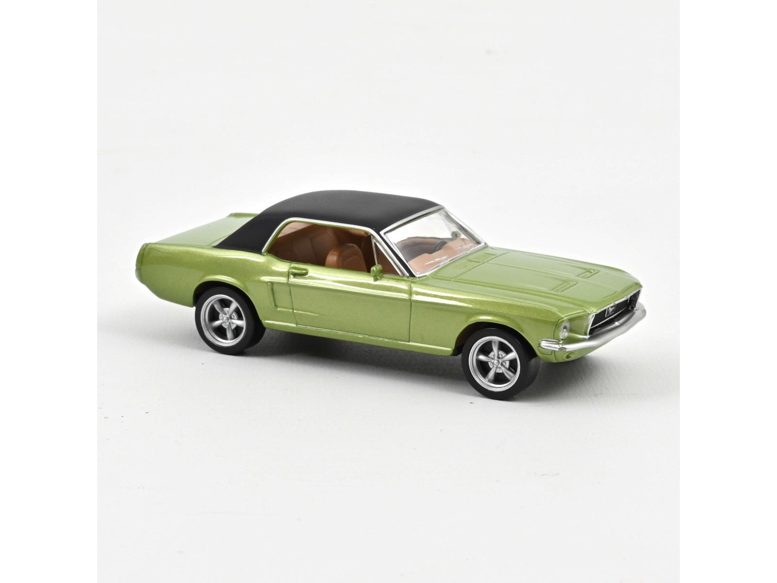 Ford Mustang Coupe 1968 Green Metallic - 1:43 Scale Model Car-Norev-Diecast Model Centre