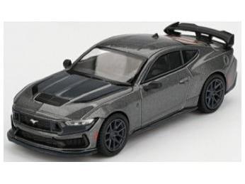 Ford Mustang Dark Horse 2024 Carbonized Grey (RHD) 1:64 Scale MINI GT Diecast Model Car-MINI GT-Diecast Model Centre