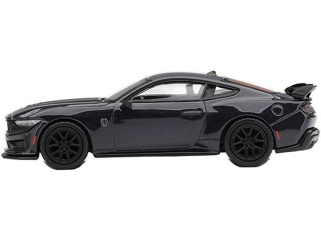 Ford Mustang Dark Horse Blue Ember (LHD) Blister Packaging 1:64 Scale Diecast Car – MINI GT-MINI GT-Diecast Model Centre