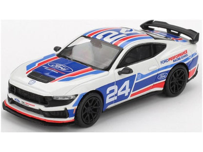 Ford Mustang Dark Horse Ford Performance Racing School #24 1:64 Scale Diecast Model Car – MINI GT-MINI GT-Diecast Model Centre