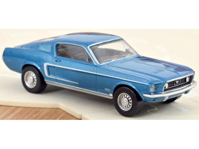 Ford Mustang GT Fastback 1968 Acapulco Blue - 1:43 Scale Model Car-Norev-Diecast Model Centre