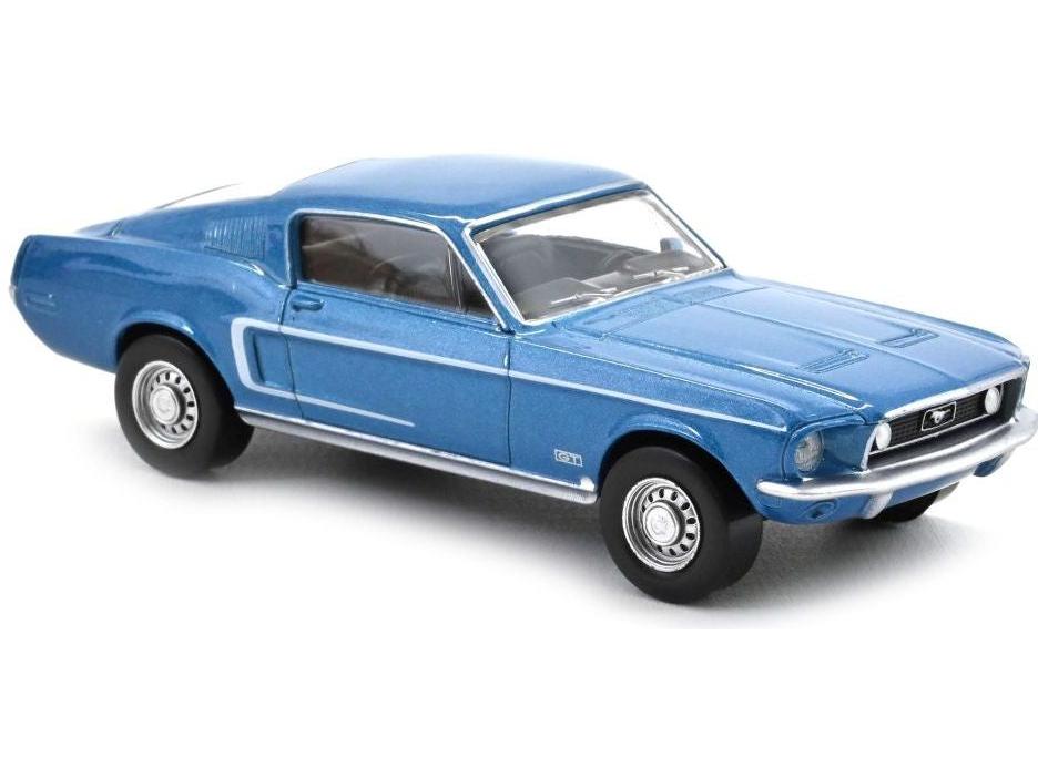 Ford Mustang GT Fastback 1968 Acapulco Blue 1:43 Scale Norev Diecast Model Car-Norev-Diecast Model Centre