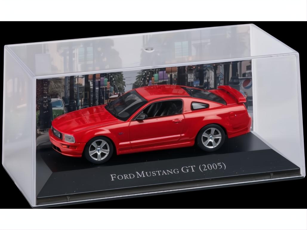 Ford Mustang GT Red 2005 1:43 Scale Unbranded Diecast Model Car-Unbranded-Diecast Model Centre