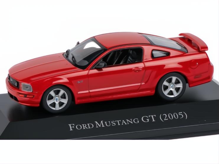 Ford Mustang GT Red 2005 1:43 Scale Unbranded Diecast Model Car-Unbranded-Diecast Model Centre