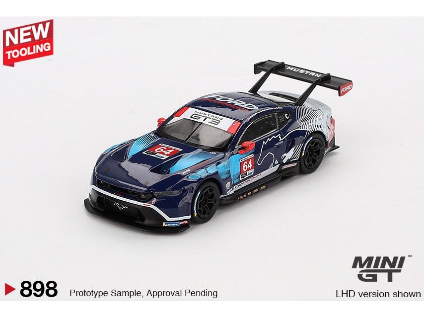Ford Mustang GT3 #64 Ford Multimatic 2024 IMSA Daytona 24hrs (LHD) 1:64 Scale Diecast Model Car – MINI GT-MINI GT-Diecast Model Centre