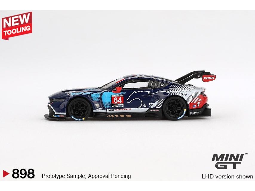 Ford Mustang GT3 #64 Ford Multimatic 2024 IMSA Daytona 24hrs (LHD) 1:64 Scale Diecast Model Car – MINI GT-MINI GT-Diecast Model Centre