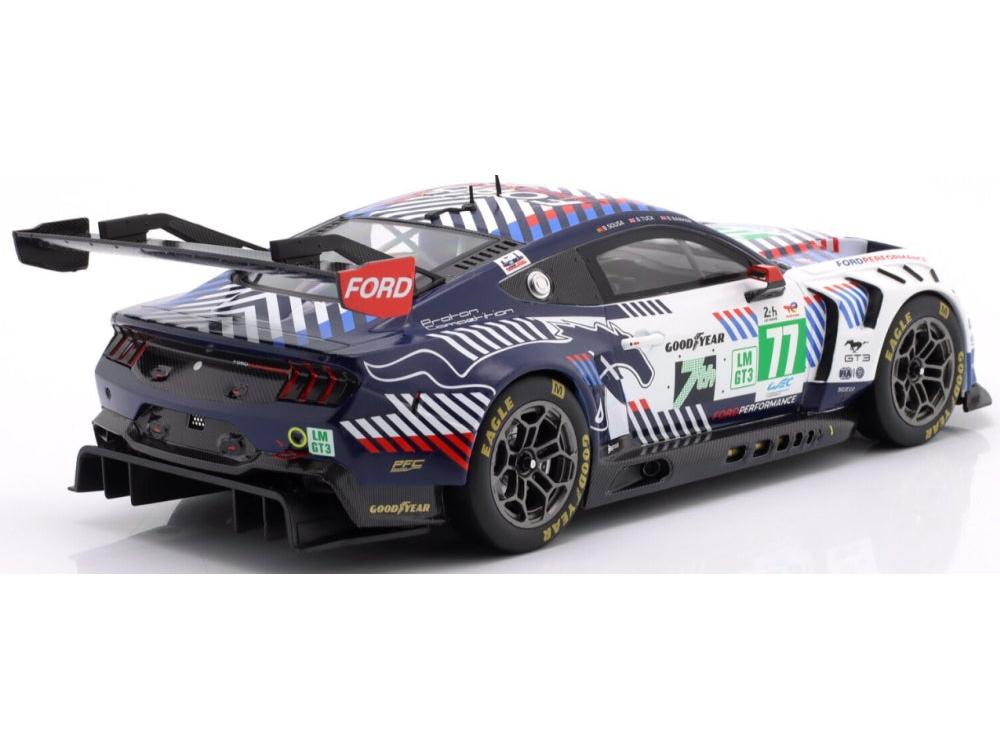 Ford Mustang GT3 Proton Competition #77 24h Le Mans 2025 Barker/Sousa/Tuck 1:18 Scale Diecast Car – IXO-IXO-Diecast Model Centre