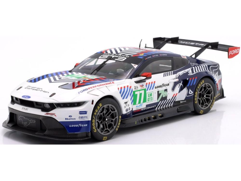 Ford Mustang GT3 Proton Competition #77 24h Le Mans 2025 Barker/Sousa/Tuck 1:18 Scale Diecast Car – IXO-IXO-Diecast Model Centre
