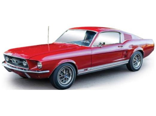 Ford Mustang GTA Fastback Red 1967 1:64 Scale IXO Diecast Model Car-IXO-Diecast Model Centre