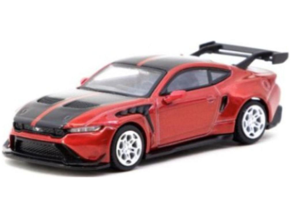 Ford Mustang GTD Red/Black 1:64 Scale Tarmac Works Diecast Model Car-Tarmac Works-Diecast Model Centre