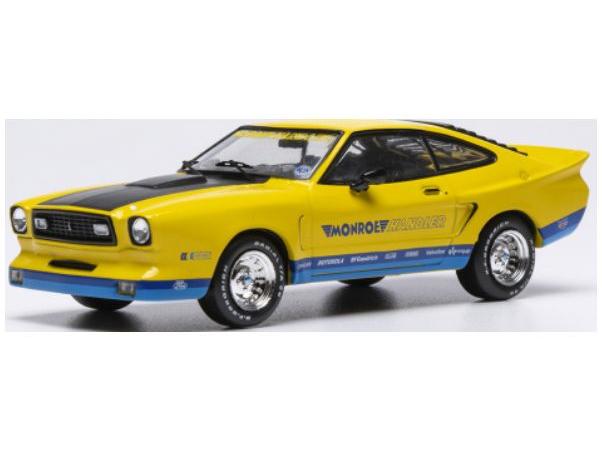 Ford Mustang II Monroe Handler Yellow 1978 1:43 Scale IXO Diecast Model Car-IXO-Diecast Model Centre