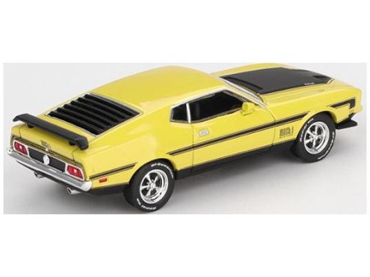 Ford Mustang MACH1 Grabber Yellow (LHD) 1:64 Scale MINI GT Diecast Model Car-MINI GT-Diecast Model Centre