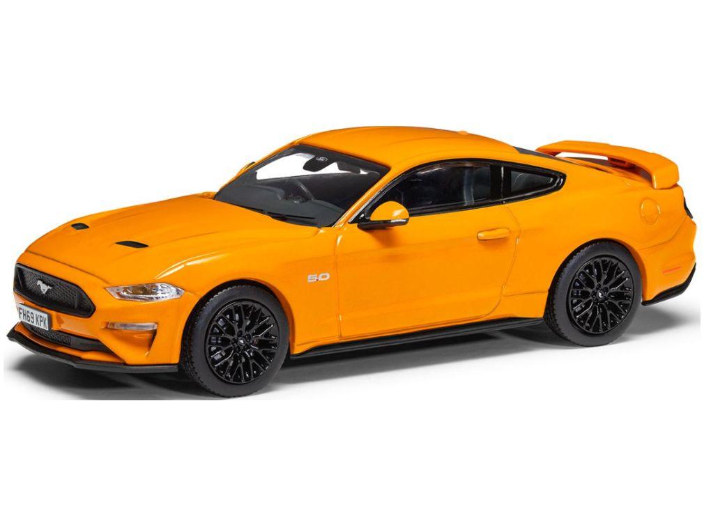 Ford Mustang Mk6 GT Fastback Orange Fury 1:43 Scale Corgi Vanguards Diecast Model-Corgi-Diecast Model Centre
