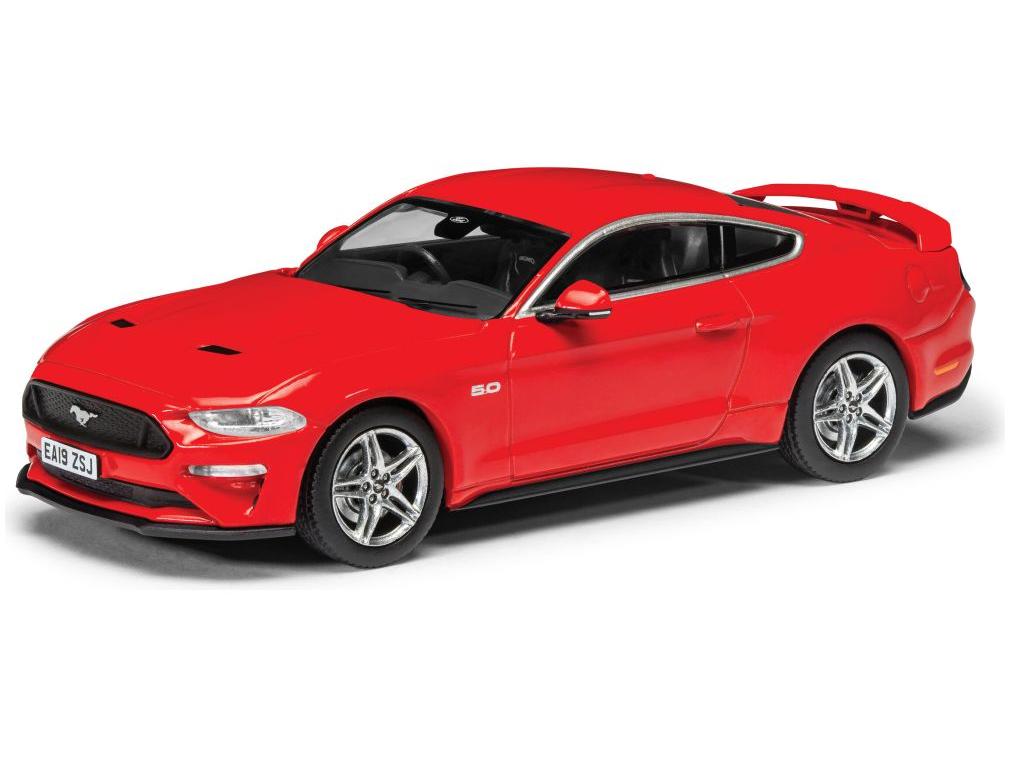 Ford Mustang Mk6 GT Fastback Race Red 1:43 Scale Corgi Vanguards Diecast Model-Corgi-Diecast Model Centre