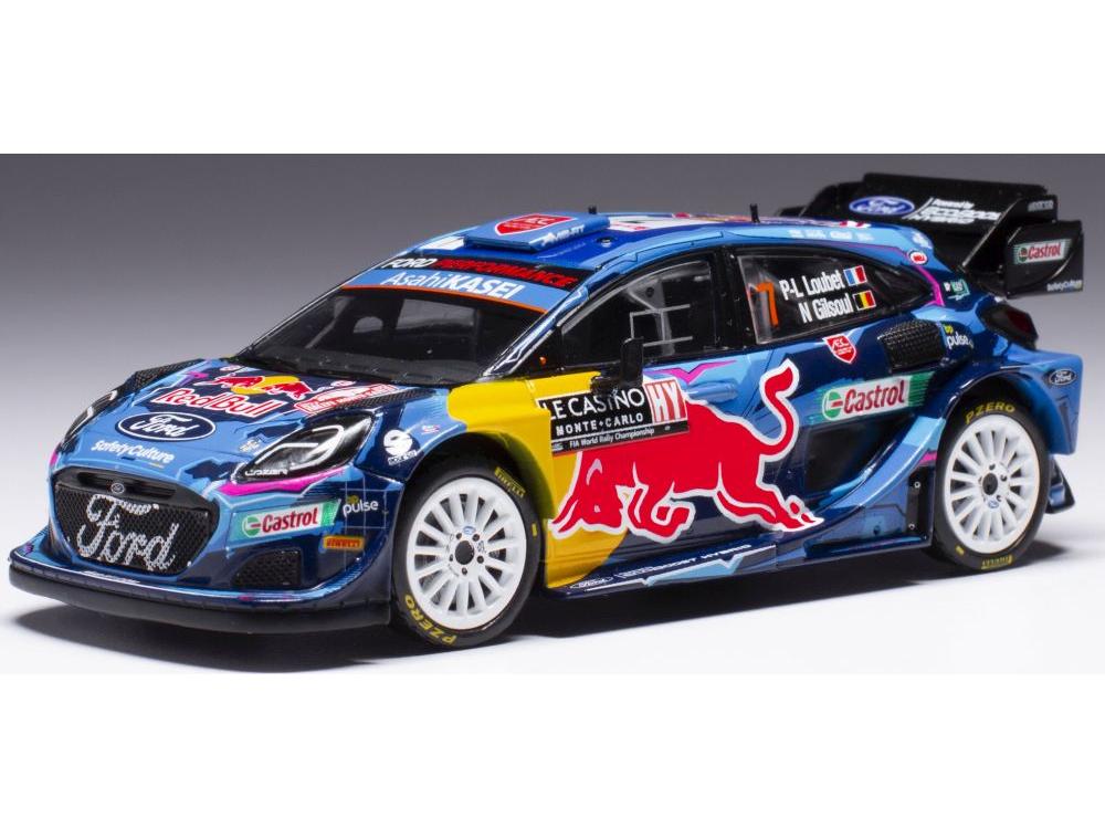 Ford Puma #7 WRC1 Rally Monte Carlo 2023 P.-L. Loubet/N.Gilsoul 1:43 Scale IXO Diecast Model Car-IXO-Diecast Model Centre