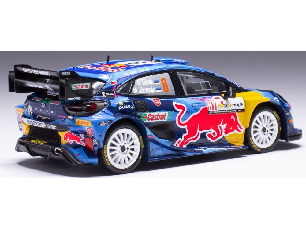 Ford Puma #8 WRC1 Rally Croatia 2023 O.Tanak/M.Jarveoja 1:43 Scale IXO Diecast Model Car-IXO-Diecast Model Centre