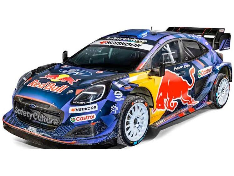 Ford Puma M-Sport Ford 2025 WRT 1:43 Scale Bburago Diecast Model Car