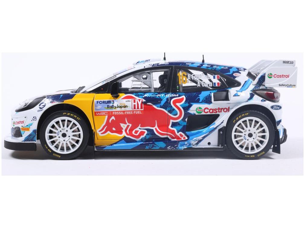 Ford Puma RALLY1 Hybrid #16 Fourmaux Coria Rally Japan 2024 1:18 Scale Solido Diecast Model Car-Solido-Diecast Model Centre