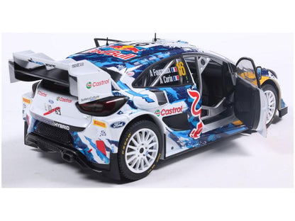Ford Puma RALLY1 Hybrid #16 Fourmaux Coria Rally Japan 2024 1:18 Scale Solido Diecast Model Car-Solido-Diecast Model Centre