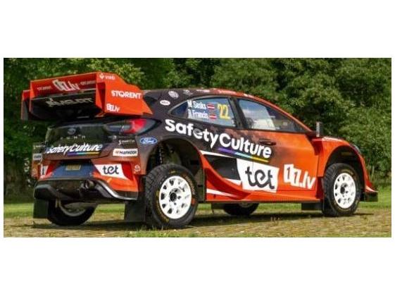 Ford Puma RALLY1 Hybrid #22 Sesks Francis Delfi Rally Estonia 2025 1:18 Scale Solido Diecast Model Car-Solido-Diecast Model Centre