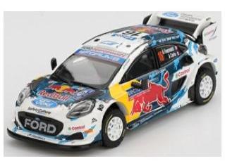 Ford Puma Rally1 #16 M-Sport Ford WRT 2024 3rd Rally Finland Blister Packaging 1:64 Scale MINI GT Diecast Model Car-MINI GT-Diecast Model Centre