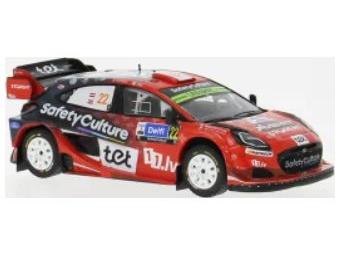 Ford Puma Rally1 Rally Estonia 2025 #22 M.Sesks/R.Francis 1:43 Scale IXO Diecast Model Car-IXO-Diecast Model Centre