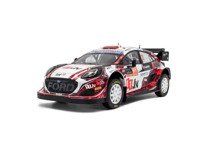 Ford Puma Rally1 diecast 1:18 White #22 M.Sesks R.Francis Tet Rally Latvia 2024 Solido-Solido-Diecast Model Centre