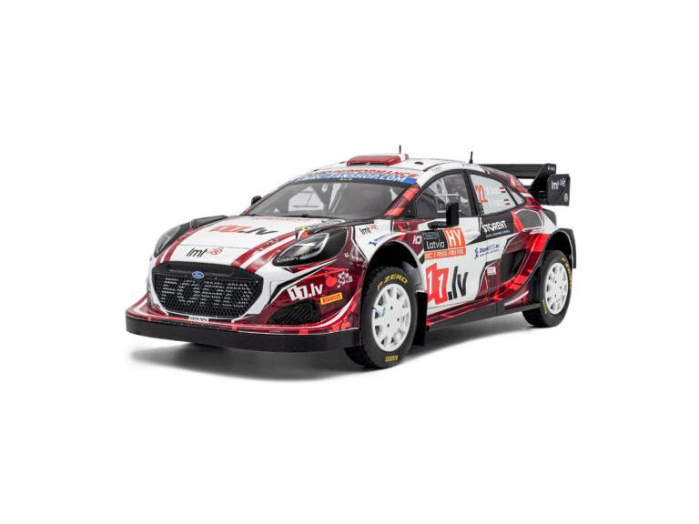Ford Puma Rally1 diecast 1:18 White #22 M.Sesks R.Francis Tet Rally Latvia 2024 Solido-Solido-Diecast Model Centre