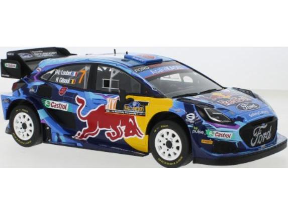 Ford Puma WRC1 #7 P-L.Loubet/N.Gilsoul Rallye Sweden 2023 1:18 Scale Diecast Model-IXO-Diecast Model Centre