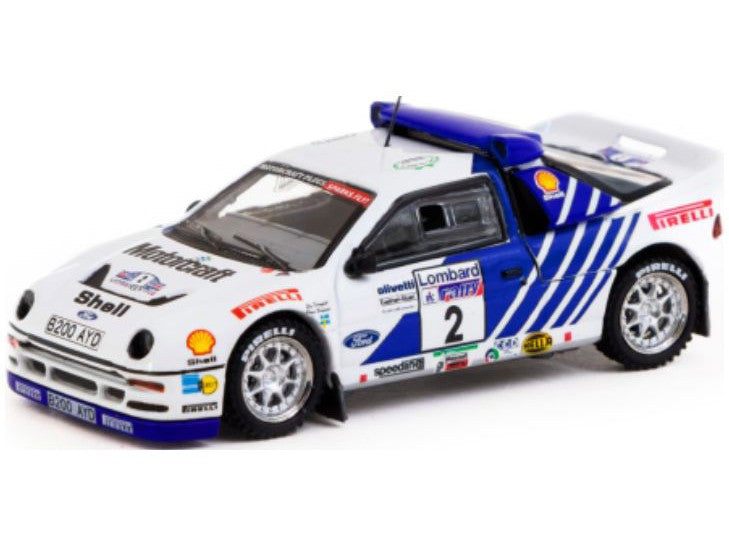 Ford RS200 #2 Lombard RAC Rally 1986 Blomqvist/Berglund - 1:64 Scale Model Car-Tarmac Works-Diecast Model Centre