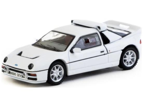 Ford RS200 White Scale Tarmac Works Diecast Model-Tarmac Works-Diecast Model Centre