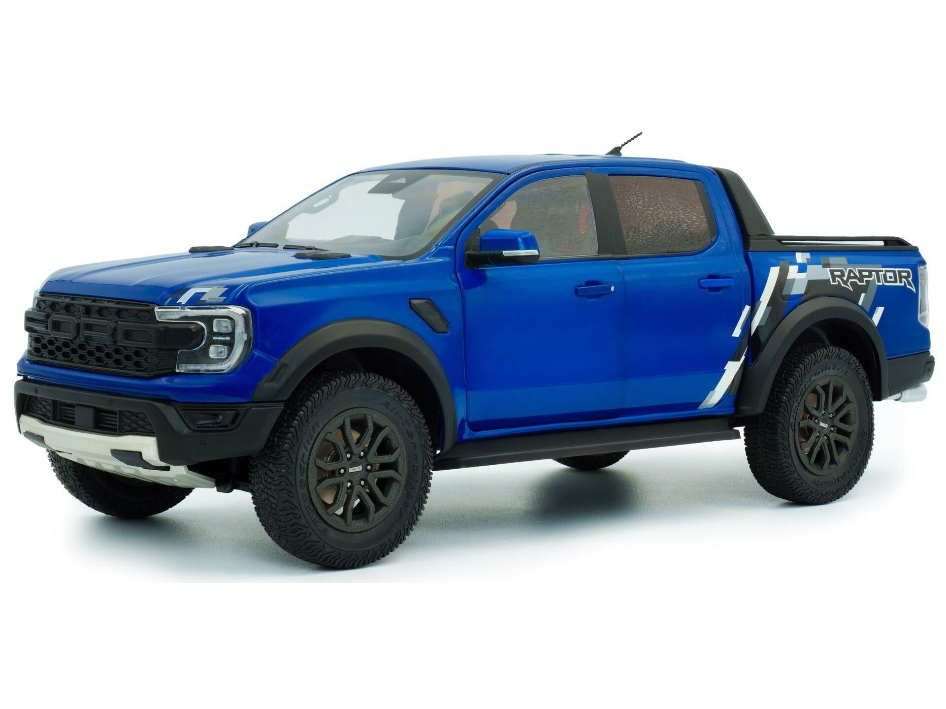 Ford Ranger Raptor Blue Raptor 2024 1:18 Scale Solido Diecast Model Car-Solido-Diecast Model Centre