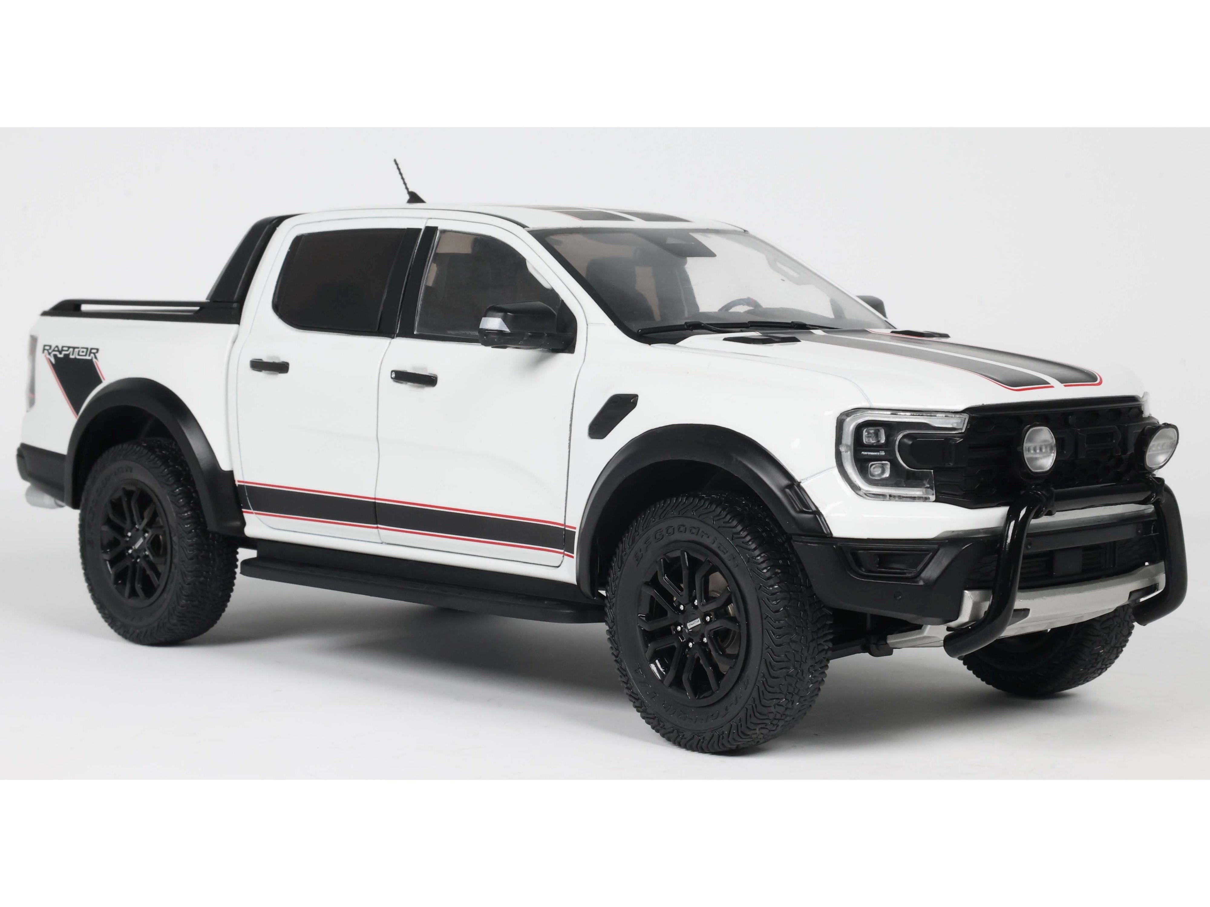 Ford Ranger Raptor Ice White 2024 1:18 Scale Solido Diecast Model Car-Solido-Diecast Model Centre