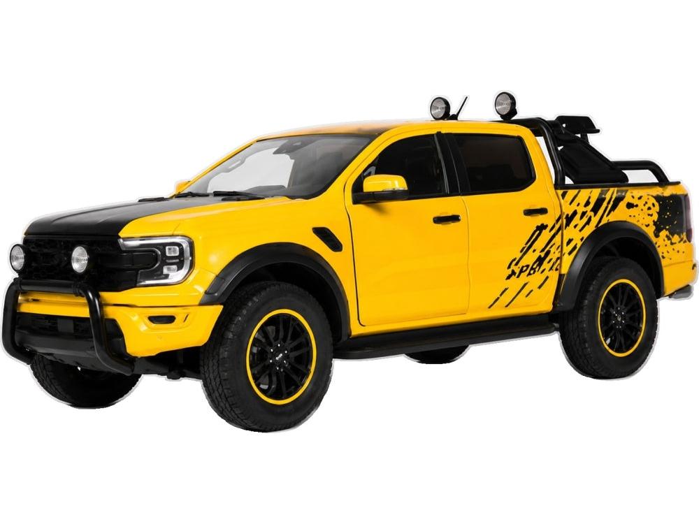 Ford Ranger Raptor Luxe Yellow Metallic 2024 1:18 Scale Diecast Pickup – Solido-Solido-Diecast Model Centre