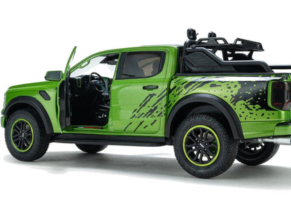 Ford Ranger Raptor Metallic Green 2024 1:18 Scale Diecast Model Car – Solido-Solido-Diecast Model Centre
