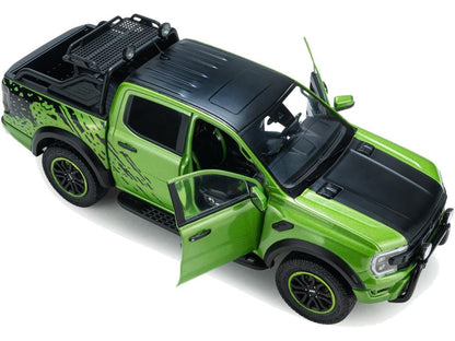 Ford Ranger Raptor Metallic Green 2024 1:18 Scale Diecast Model Car – Solido-Solido-Diecast Model Centre