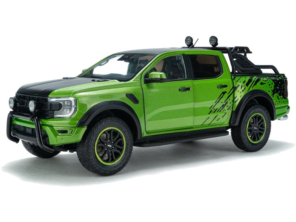 Ford Ranger Raptor Metallic Green 2024 1:18 Scale Diecast Model Car – Solido-Solido-Diecast Model Centre