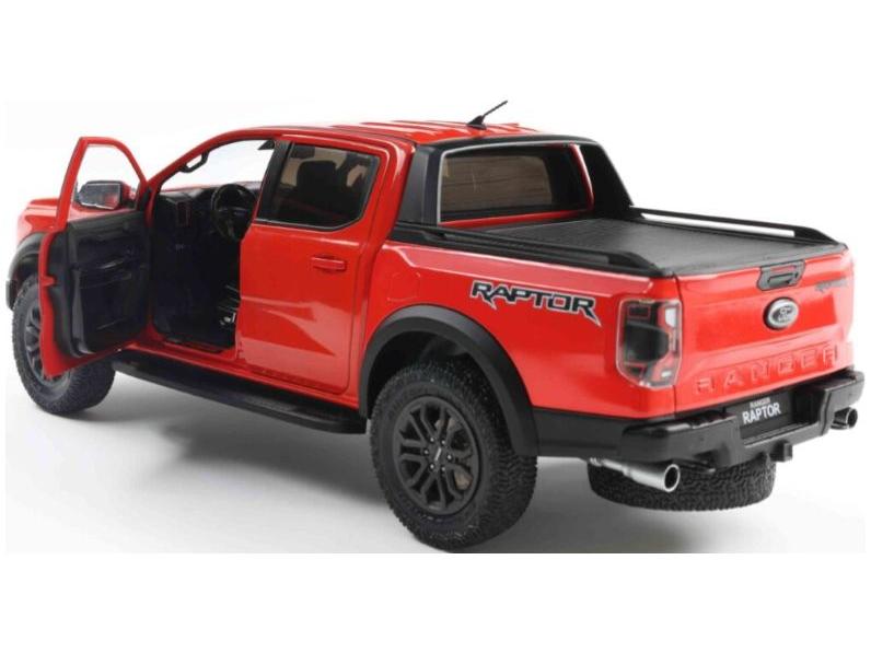 Ford Ranger Raptor Orange Raptor 2024 1:18 Scale Solido Diecast Model Car-Solido-Diecast Model Centre