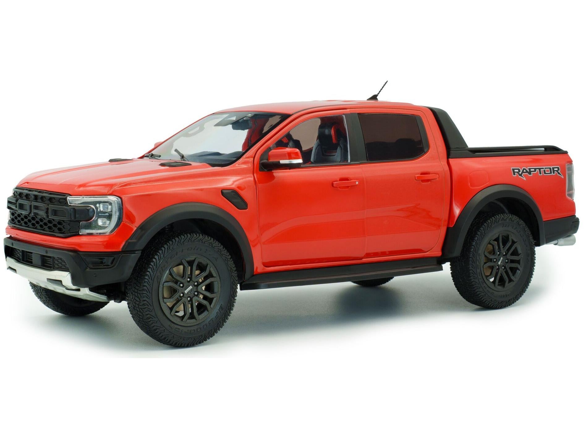 Ford Ranger Raptor Orange Raptor 2024 1:18 Scale Solido Diecast Model Car-Solido-Diecast Model Centre