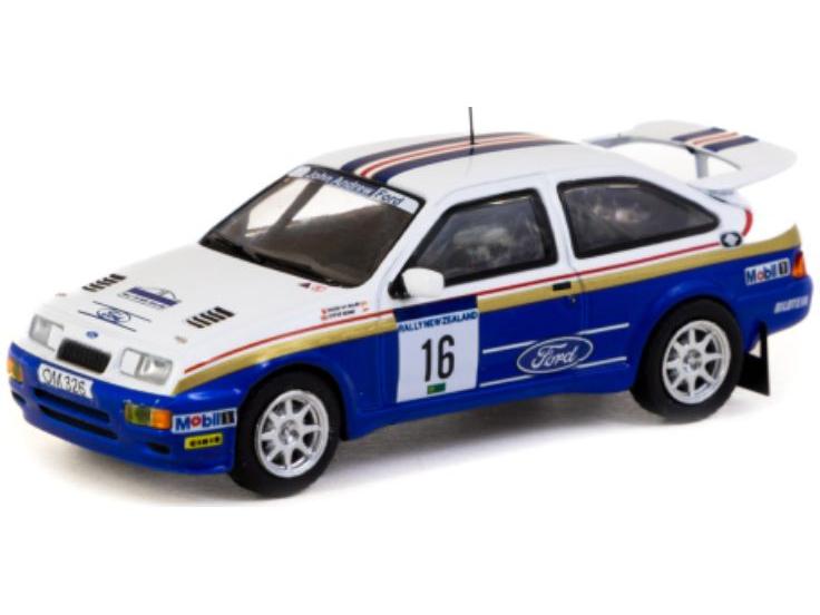 Ford Sierra RS Cosworth #16 S.Al-Hajri/S.Bond Rallye Neuseeland 1989 1:64 Scale Tarmac Works Diecast Model-Tarmac Works-Diecast Model Centre