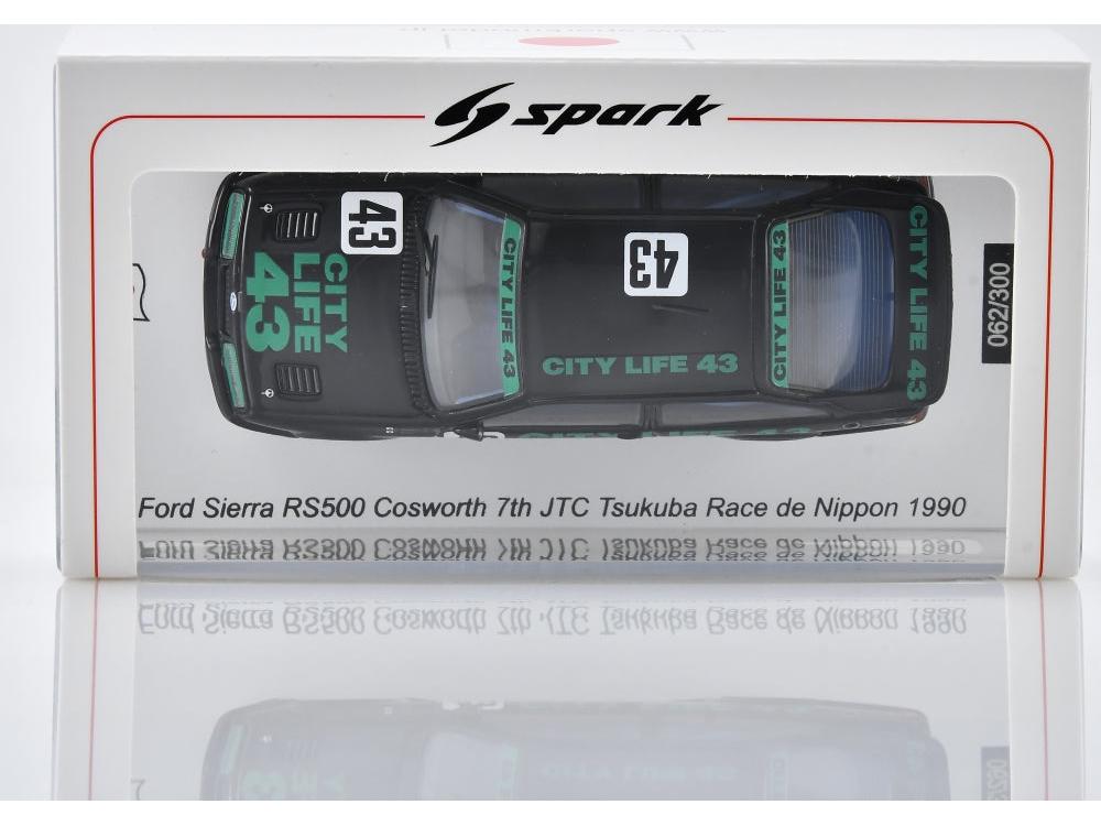 Ford Sierra RS500 Cosworth #43 7th JTC Tsukuba Nippon 1990 Yorino/Nagasaka 300pcs 1:43 Scale Resin Car – Spark-Spark-Diecast Model Centre