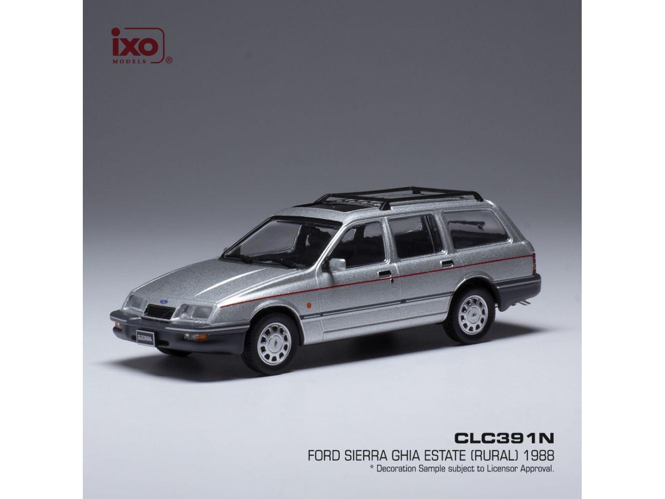 Ford Sierrra Ghia Estate Silver 1988 1:43 Scale IXO Diecast Model Car-IXO-Diecast Model Centre