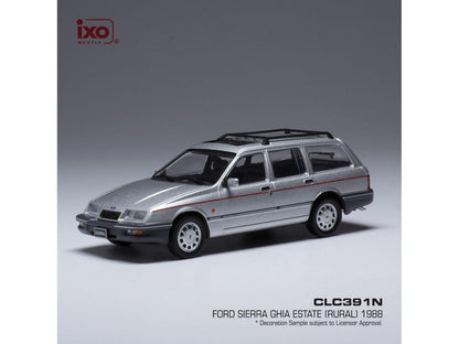 Ford Sierrra Ghia Estate Silver 1988 1:43 Scale IXO Diecast Model Car-IXO-Diecast Model Centre