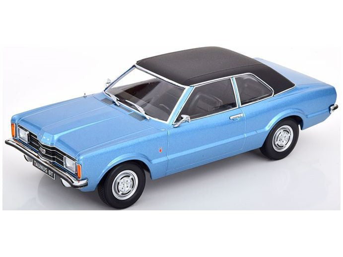 Ford Taunus GT 2-door Saloon 1971 blue metallic w/Vinyl Roof 1:18 Scale Model Car