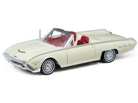 Ford Thunderbird 1962 Cabrio White 1:18 Scale Diecast Car – Welly-Welly-Diecast Model Centre