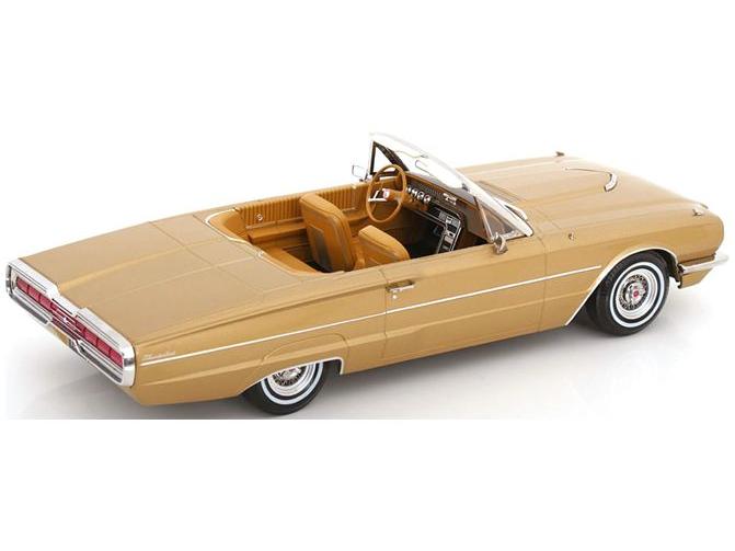 Ford Thunderbird Convertible 1966 Gold Metallic 1:18 Scale KK Scale Diecast Model Car-KK Scale-Diecast Model Centre