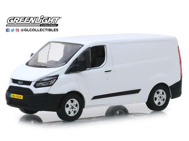 Ford Transit Custom 2015 Frozen White 1:43 Scale GreenLight Diecast Model-GreenLight-Diecast Model Centre